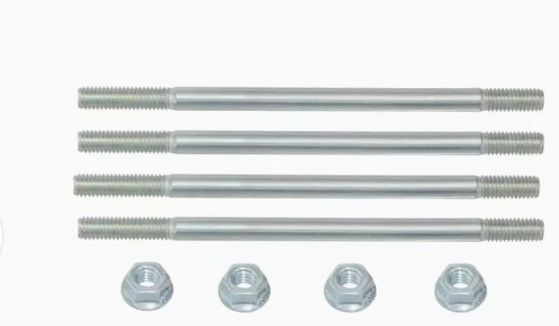 Stehbolzen Zylinder M6x106mm mit Mutter Satz