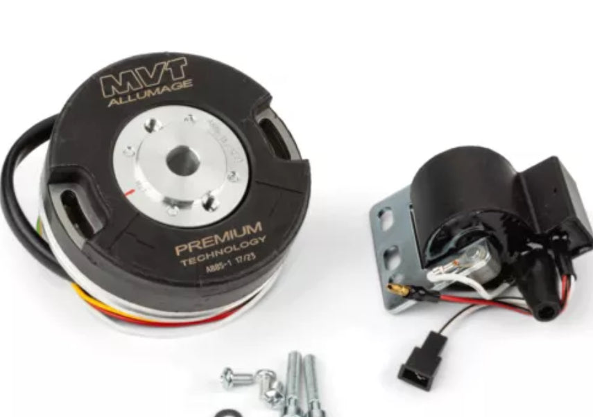Innenrotorzündung MVT Premium mit 12V Licht 55W, ohne Drehzahlbegrenzer, Puch Maxi