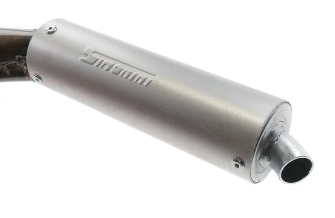 Puch Maxi Auspuff Simonini Blank mit Alu Dämpfer