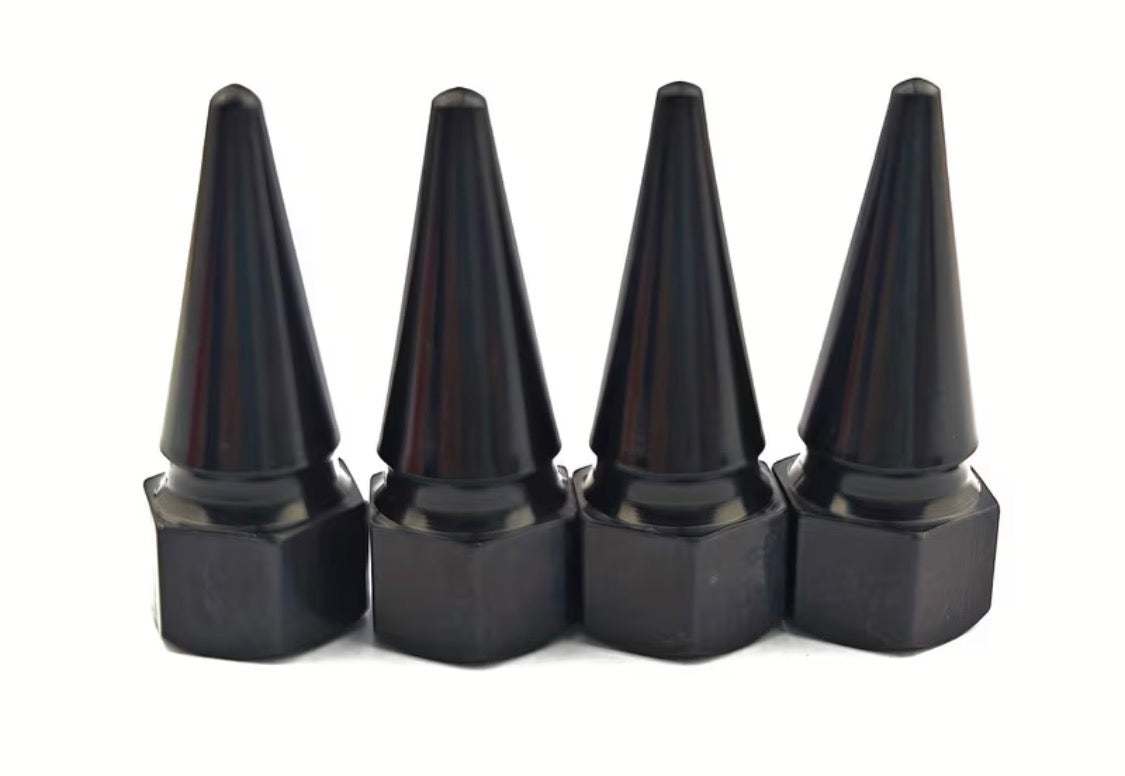 Spitzmutter Schwarz M8