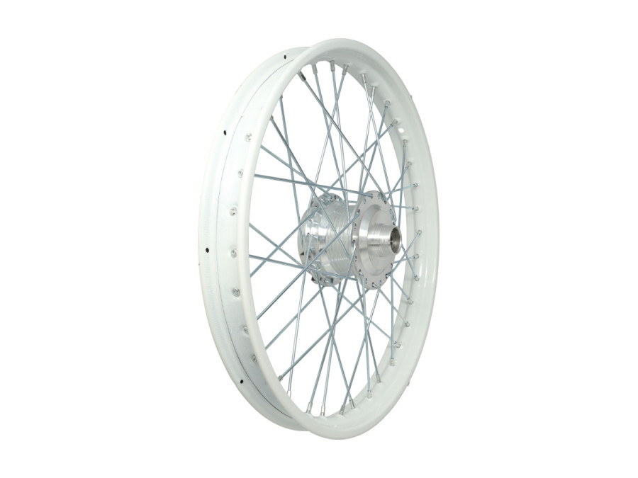 17 Zoll Speichenrad 17x1.40  weiss Puch Maxi S / N