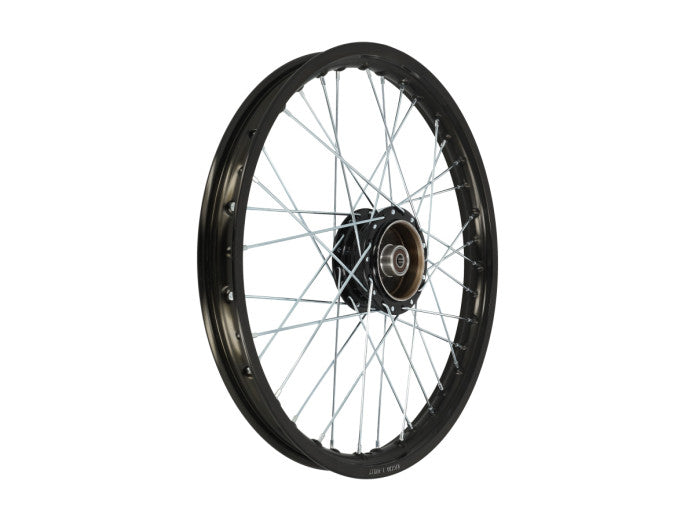 17 Zoll Speichenrad 17x1.40 Schwarz mit schwarzen Naben Puch Maxi S\N