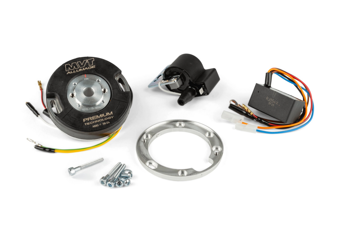 Innenrotorzündung MVT Premium mit 12V Licht und Drehzahlbegrenzer, Puch Maxi - X30 / Sachs