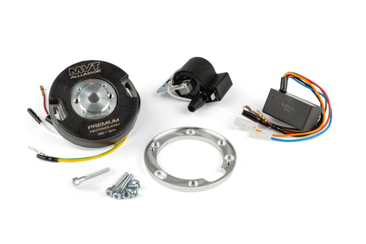 Innenrotorzündung MVT Premium mit 12V Licht und Drehzahlbegrenzer, Puch Maxi - X30 / Sachs