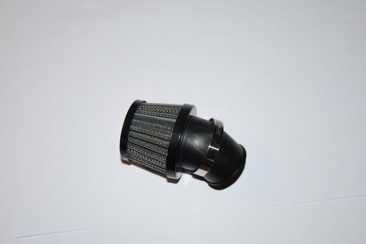 Luftfilter 32mm Powerfilter Schräg 45 Grad Chrom