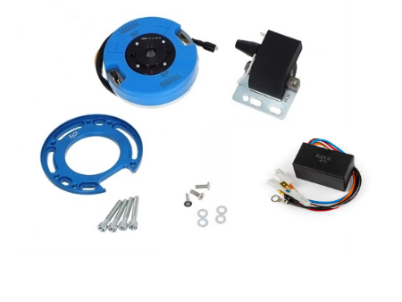 Innenrotorzündung AKOA EVO Digital mit 12V Licht, Puch Maxi - X30 / Sachs