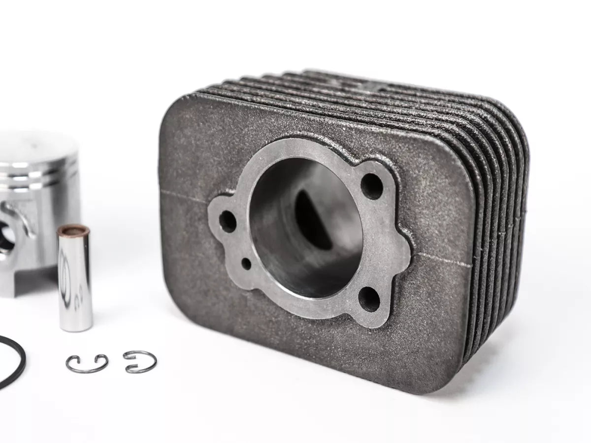 Zylinderkit -POLINI 63 ccm Racing Ø43mm- Piaggio Ciao, Bravo, Boxer (Kolbenbolzen = Ø 10mm)