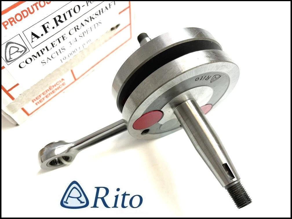 Rito Vollwangen-Rennkurbelwelle für Sachs 50/3, 50/4 L17-Lager (14 mm KoBo)